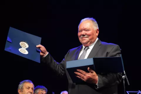 Prejemnik naziva častni občan Janez Per / Foto: Aleš Senožetnik