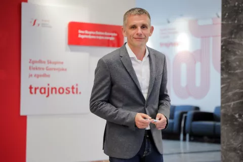 dr Ivan Šmon predsednik uprave družbe Elektro Gorenjska / Foto: Tina Dokl