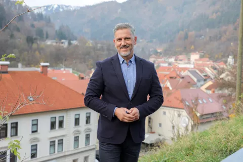 Peter Miklič župan občina Tržič / Foto: Tina Dokl
