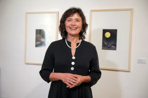 galerija Prešernovih nagrajencev Kranj razstava ilustratorji otroških knjig Prešernove nagrajenke Anja Štefan / Foto: Tina Dokl