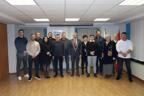 Komendski občinski svetniki in župan / Foto: Ale&scaron; Senožetnik