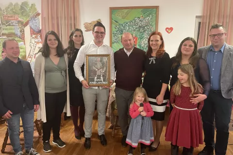 Janez Galjot z družino / Foto: Osebni Arhiv