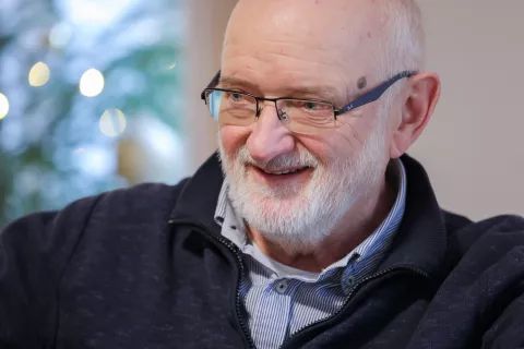 Miha Naglič esejist in filozof Sovra občina Žiri / Foto: Tina Dokl