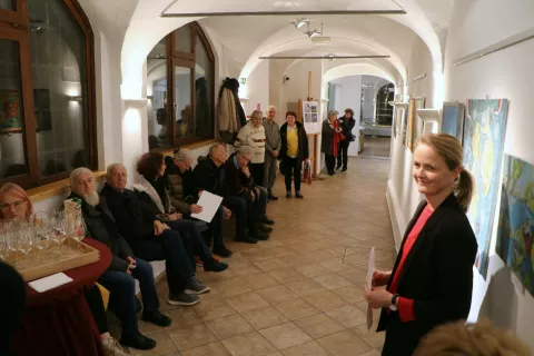 Odprtje razstave Med včeraj in jutri / Foto: Alenka Brun