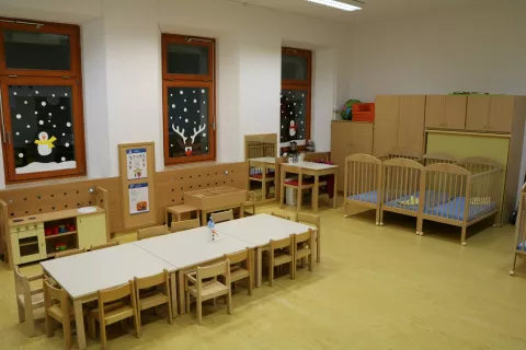 Nova igralnica je prostorna in prijazna do malih uporabnikov. / Foto: Alenka Brun