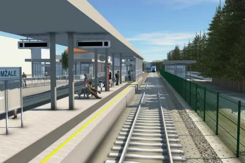 Takole bo videti železni&scaron;ka postaja po prenovi. / Foto: Direkcija RS za infrastrukturo