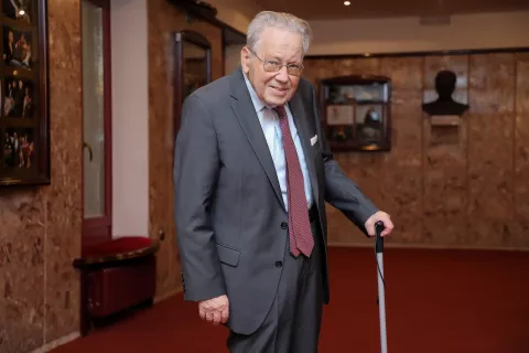 Prof. Matevž Fabijan, častni občan Mestne občine Kranj / Foto: Tina Dokl