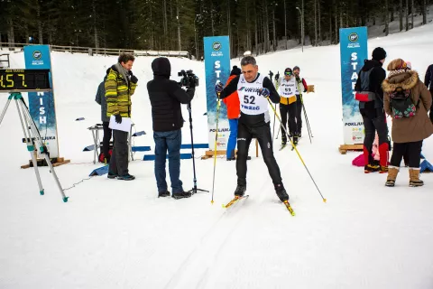 Na jubilejni izvedbi je bilo okrog petdeset udeležencev. Takole se je na progo med gospodarstveniki podal Aleksander Vrtač. / Foto: Maja Bertoncelj