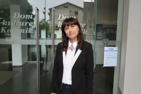 Alla Stupar, v Kamniku živeča Ukrajinka / Foto: Jasna Paladin