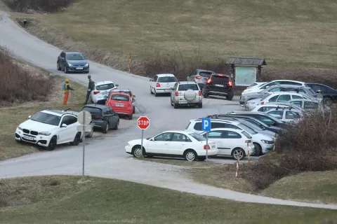 Parkiranje Jošt / Foto: Gorazd Kavčič