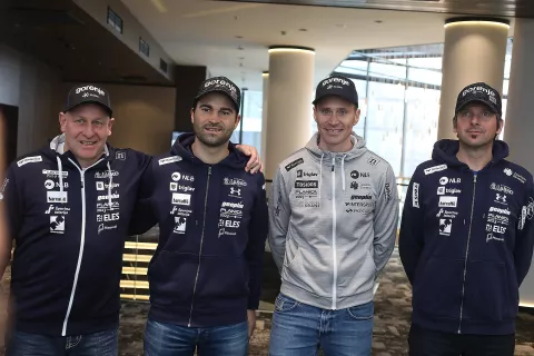 SP svetovno prvenstvo v nordijskih disciplinah Planica 2023 portreti športniki nastopajoči smučarski skoki<br>4 trenerji posameznih panog / Foto: Gorazd Kavčič