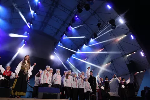 Nordijsko svetovno prvenstvo SP Planica 2023 otvoritev prvenstva kranjska gora / Foto: Gorazd Kavčič
