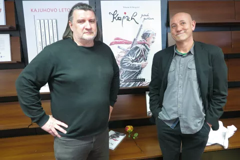 Zoran Smiljanić in Marijan Pušavec / Foto: Igor Kavčič