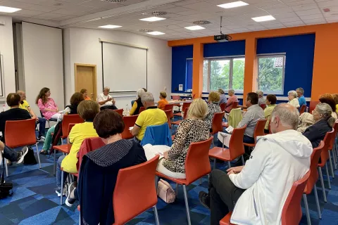 Festival podjetništva za starejše je bil dobro obiskan. / Foto: Obrtno-podjetniška Zbornica Domžale