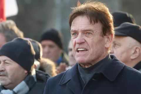 protest glas upokojencev Ljubljana feb 23 / Foto: Gorazd Kavčič