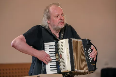 VS andrej misson skladatelj škofja loka ob 60 letnici sokolski dom koncert / Foto: Tina Dokl