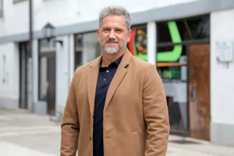 županske volitve 2022 Peter Miklič kandidat za župana voli&scaron;če pri občini Tržič / Foto: Tina Dokl