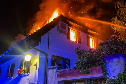 Po poplavi &scaron;e požar