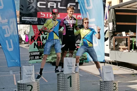 Najboljši trije v moški konkurenci elite / Foto: arhiv organizatorja / Foto: 