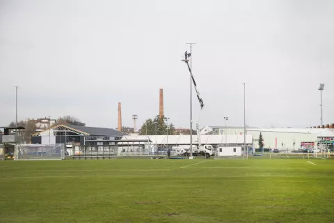 Investicije potekajo tudi v &Scaron;portnem parku Domžale. / Foto: Ale&scaron; Senožetnik