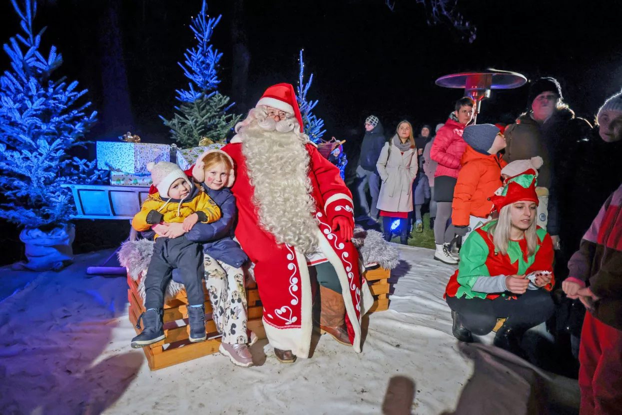 Laponski Božiček obiskal Slovenijo