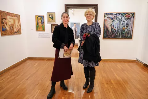 Odprtje nove stalne zbirke Miha Male&scaron; Medobčinski muzej Kamnik &ndash; Galerija Miha Male&scaron; / Foto: Tina Dokl