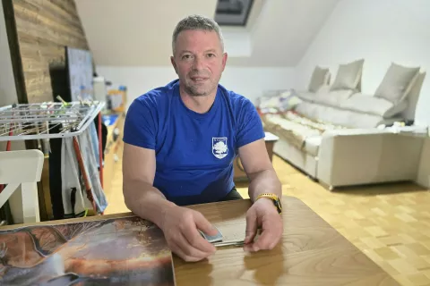 Boštjan Anko zre v prihodnost z nasmehom na obrazu. / Foto: Alenka Brun