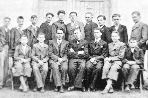 MPZ Zasip – 1938 – Umetniški vodja Jože Pretnar / Foto: Arhiv Avtorice