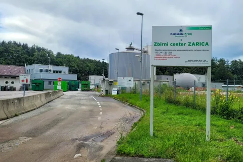zbirni center Zarica MO KR / Foto: Tina Dokl