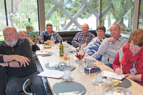 Del udeležencev občnega zbora Zveze društev ekoloških kmetov Slovenije / Foto:  