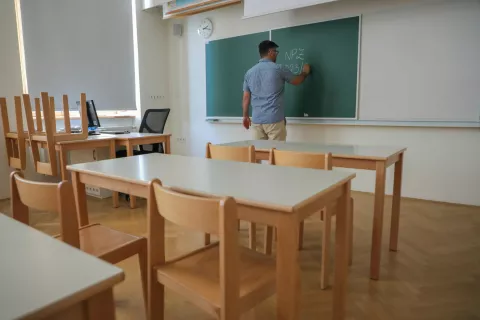 NPZ nacionalni preizkus znanja šola gimnazija Kranj / Foto: Tina Dokl