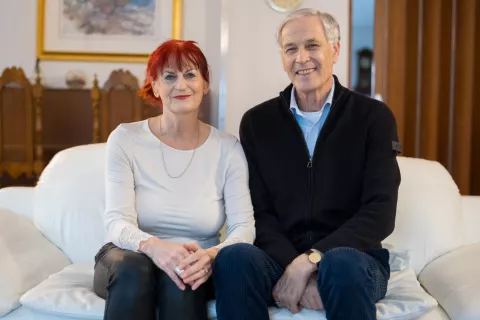 Dušan in Stanka Prezelj / Foto: Primož Pičulin