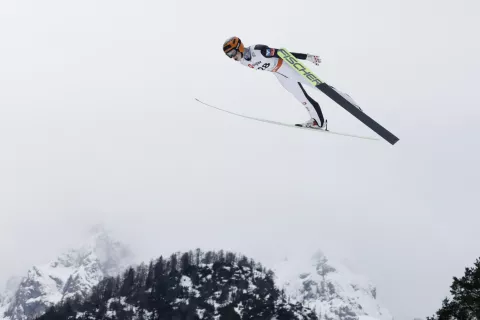 Slovenija, Planica, 26.03.2025, 26. marec 2025Svetovni pokal v smučarskih skokov v Planici, preizkus letalnice, &scaron;port, Planica 2025,Foto: Borut Živulović/F.A.Bobo / Foto: Borut ŽivuloviĆ