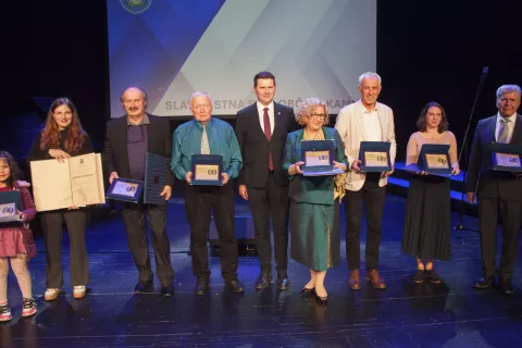 Letos so podelili eno zlato ter po tri srebrna in bronasta priznanja. / Foto: Aleš Senožetnik