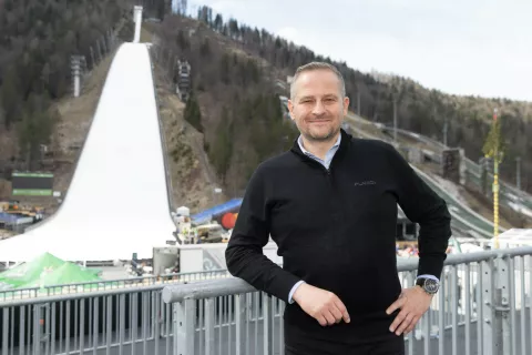 Tomaž Šušteršič, generalni sekretar Organizacijskega komiteja Planica, pravi / Foto: Peter Košenina