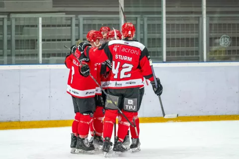 Polfinalna tekma državno prvenstvo hokej SIJ ACRONI JESENICE – RST PELLET CELJE / Foto: Nik Bertoncelj