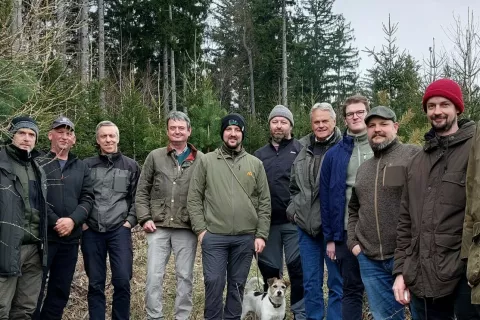 Kranjski in koroški gozdarji /Foto: Barbara Tekalec / Foto: Barbara Tekalec