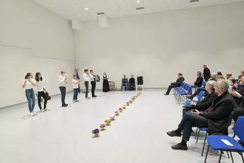 Na občinski praznik je Dom krajanov Duplica zaživel v prenovljeni podobi. / Foto: Špela Šimenc