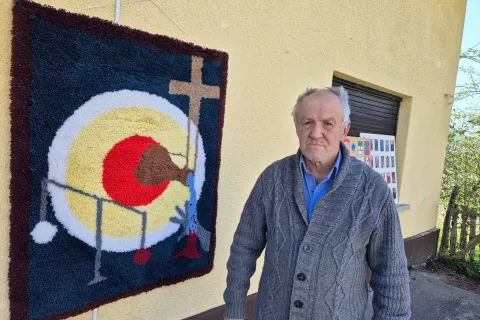 Radovan Rakovec, tapiserije, Križev pot / Foto: Ana Šubic