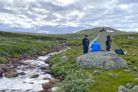 Kampiranje v norveški naravi. / Foto: Rok Logar