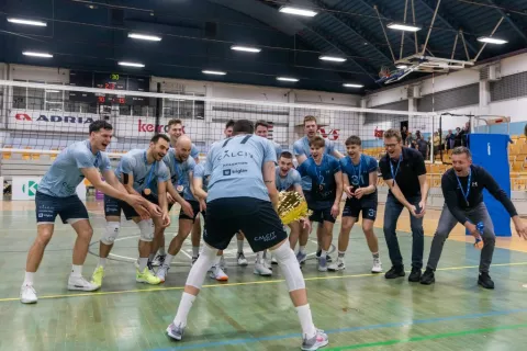 Calcitovci so bili dvakrat boljši od in osvojili tretje mesto. / Foto: Arhiv Calcit Volley