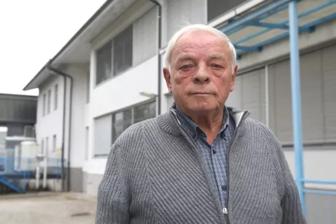 portret župan Franc Čebulj občina Cerklje september 24 / Foto: Gorazd Kavčič