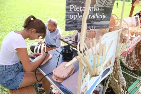 Rokodelstvo na Visokem 2022 organizacija Center DUO &Scaron;kofja Loka Visoko / Foto: Gorazd Kavčič