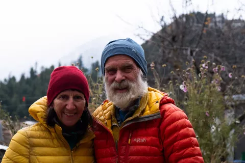 Da je bila pot res dolga, se po treh mesecih vidi tudi na Andrejevi bradi. / Foto: Osebni Arhiv