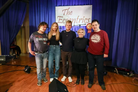 10 let skupine the Eccentrics in dobrodelni koncert za družino Morel, Šmarca pri Kamniku / Foto: Tina Dokl