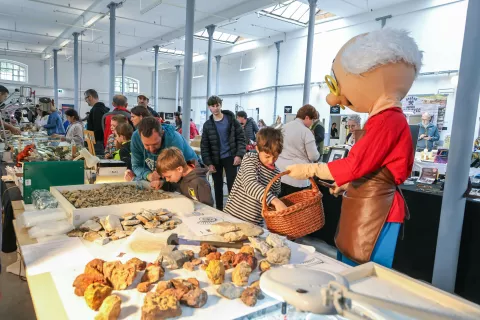 Na Minfosu se je našlo nekaj za vse generacije. / Foto: Tina Dokl