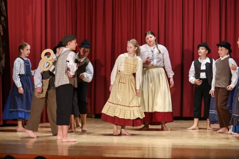 koncert FS Podkuca Naklo na fotografiji starejša otroška skupina / Foto: Tina Dokl