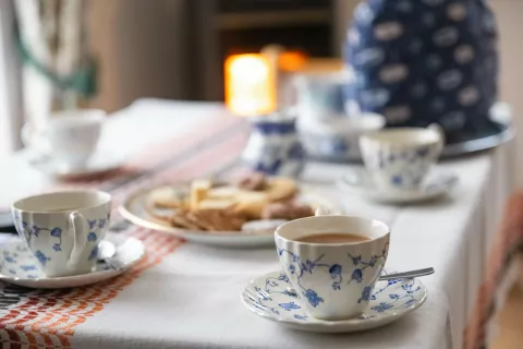 Na angleški čajanki s kranjskim županom bodo obujali spomine na izmenjave v Oldhamu. / Foto: Nik Bertoncelj