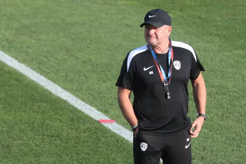 trening nogometna reprezentanca nogomet NZS center Brdo Kranj / Foto: Gorazd Kavčič