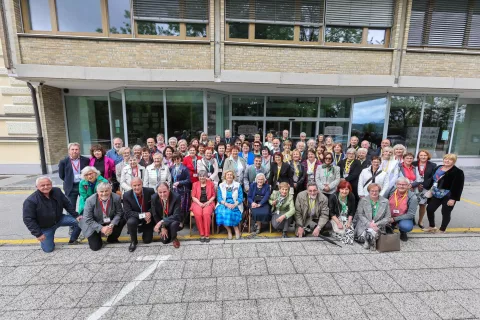 srečanje sošolcev 50 let po maturi Gimnazija Kranj / Foto: Tina Dokl